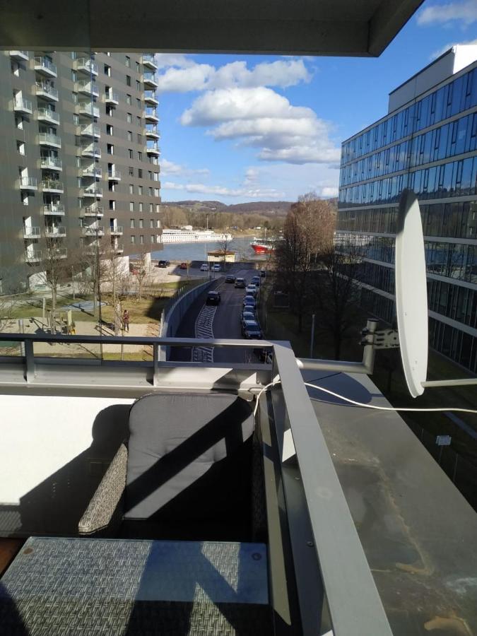 Linz Donau Ufer Stadt Mitte Bagian luar foto